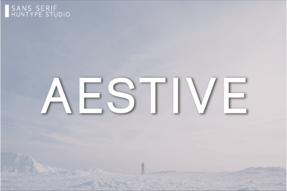 Aestive: The Minimal Sans Serif Font for Modern Editors