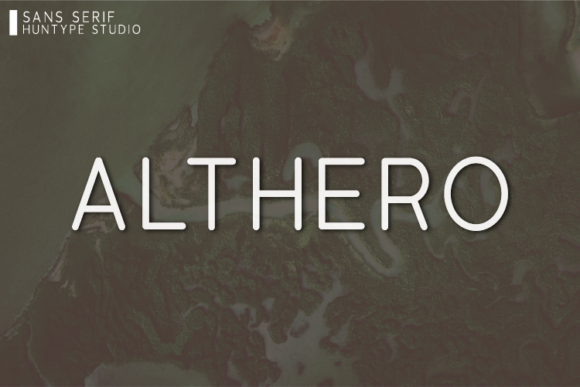 Althero: The Minimal Sans Serif Font for Makers