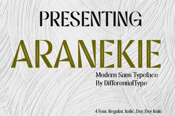 Aranekie: The Modern Sans Serif Font for Bold Campaigns