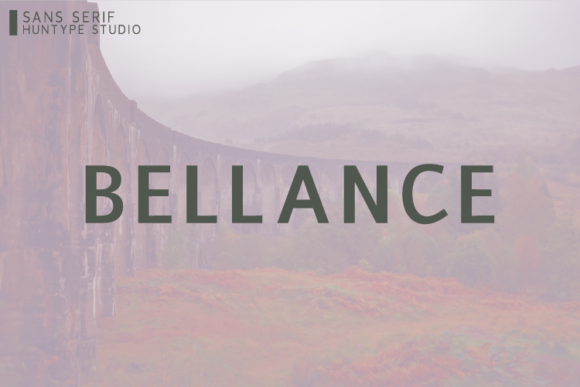 Bellance: A Minimal Sans Serif Typeface for Modern Brands