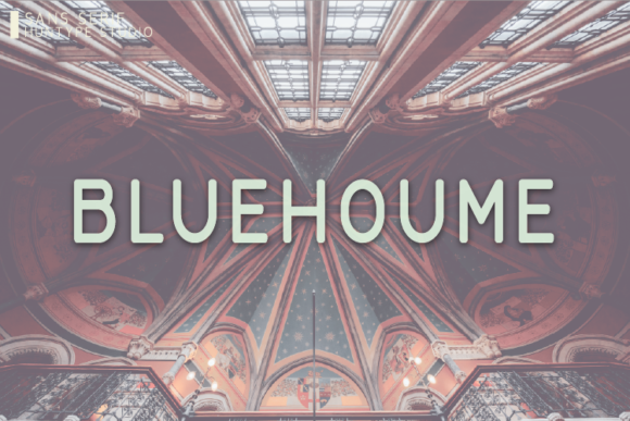 Bluehoume: A Minimal Sans Serif Font for Web Design
