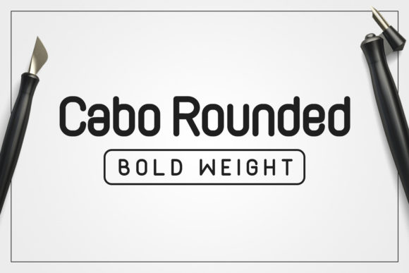 Cabo Rounded Bold Typeface for Makers