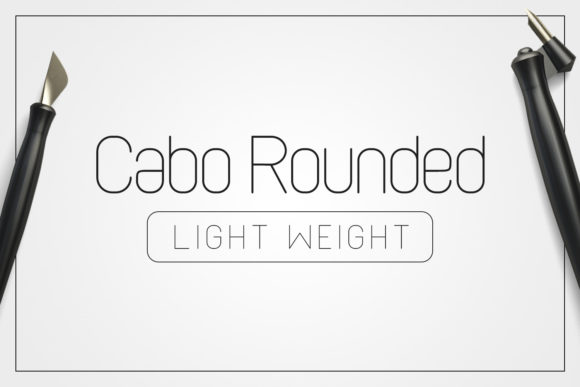 Cabo Rounded Light Typeface for Modern Branding