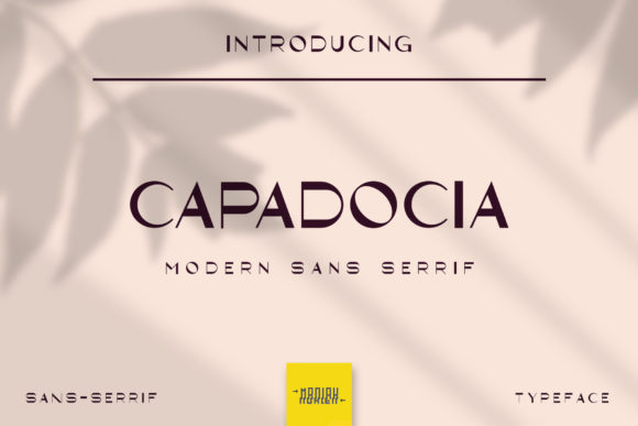 Capadocia: A Luxurious Sans Serif Font for Editorial Design
