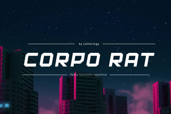 Corpo Rat: A Retro-Futuristic Typeface for Bold Brands