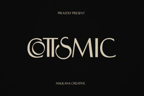 Cottsmic: Bold Sans Serif Font for Makers
