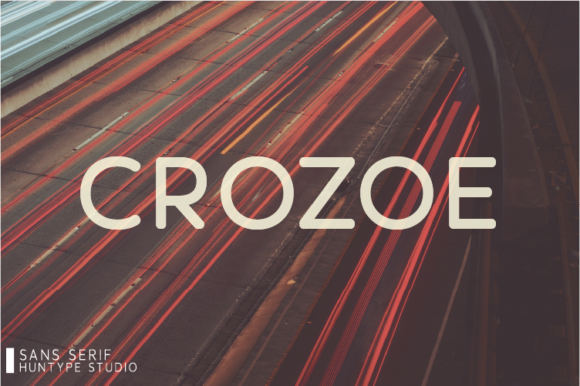 Crozoe: A Minimal Sans Serif Font for Modern Editors