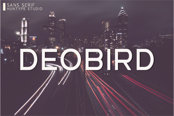 Deobird Typeface for Clear Campaign Design
