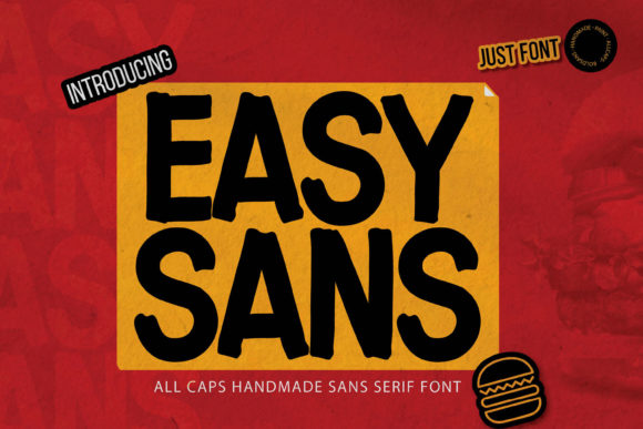 Easysans: The Handmade Sans Serif Font for Bold Campaigns