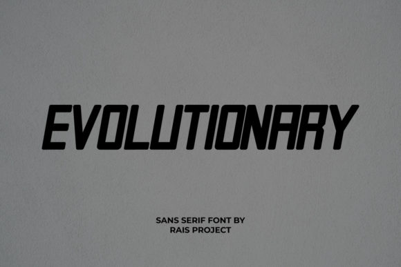 Evolutionary Font for Modern Branding