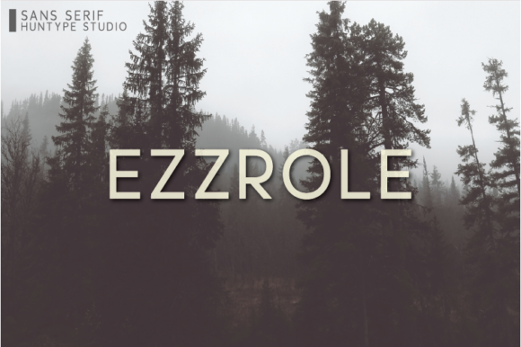Ezzrole: A Minimal Sans Serif Font for Modern Editorial Design