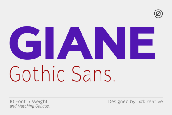 Giane Gothic Sans: The Casual Typeface for Modern Brands