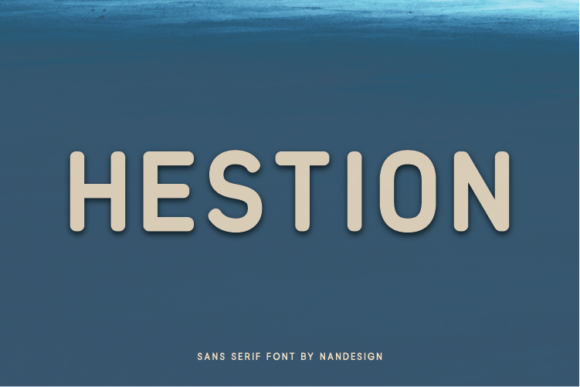 Hestion Font: The Minimal Sans Serif for Crafters