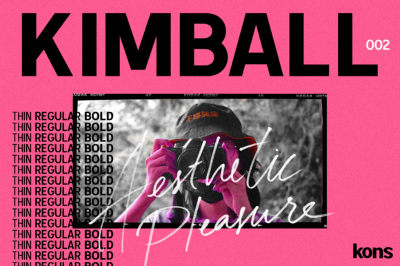 Kimball: The Minimal Sans Serif Font for Modern Makers