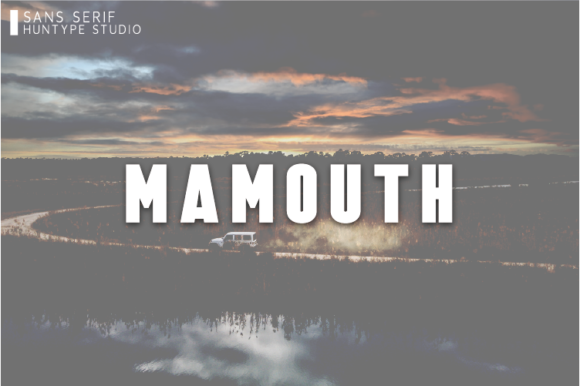Mamouth: A Minimal Sans Serif Font for Editorial Design
