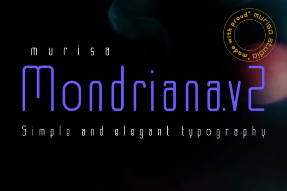 Mondriana: A Modern Sans Serif Typeface for Editorial Design