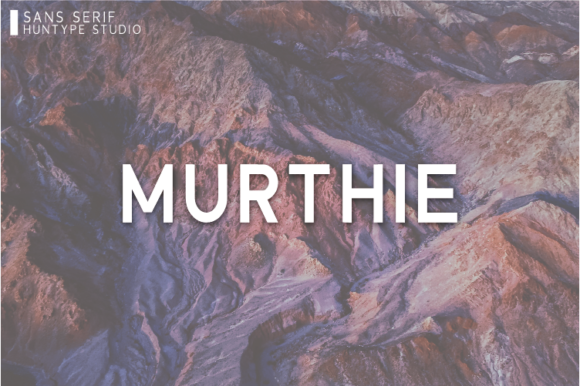 Murthie: A Minimal Sans Serif Typeface for Modern Editors