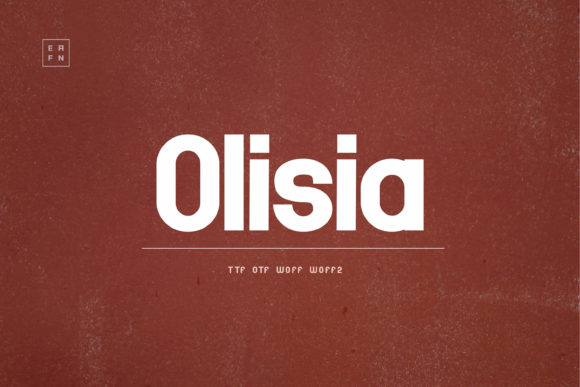 Olisia: The Minimal Sans Serif Font for Crafters