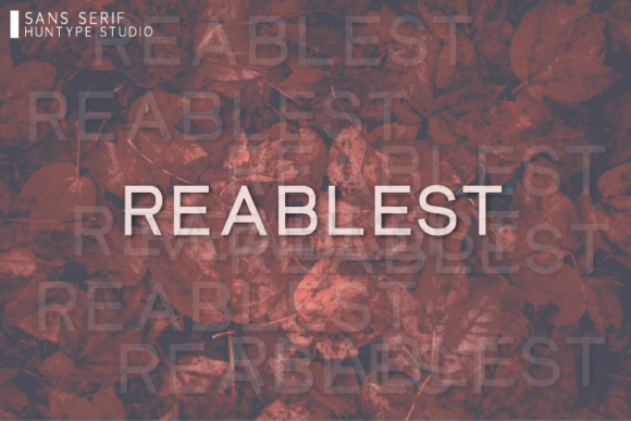 Reablest Font for Professional Brand Identity