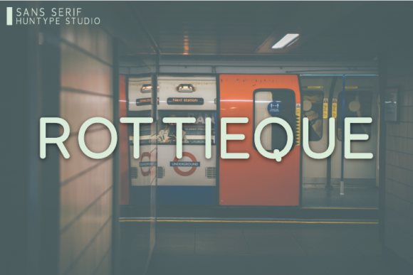 Rottieque: A Minimal Sans Serif Font for Modern Web Design