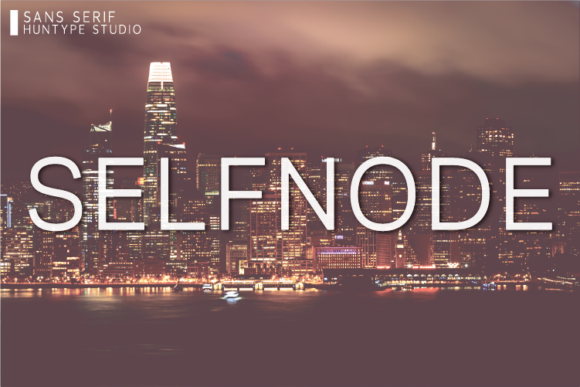 Selfnode: The Minimal Sans Serif Typeface for Modern Branding