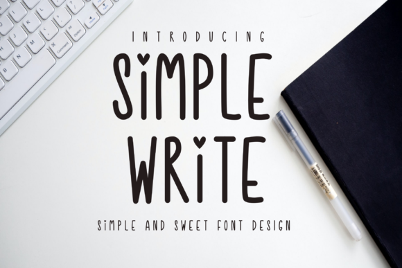 Simple Write: A Tall Sans Serif Font for Editorial Design