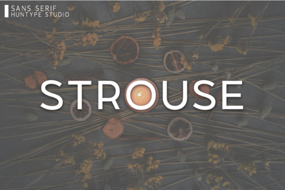 Strouse Font: Minimal Sans Serif for Web Design