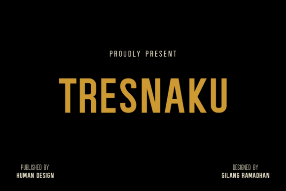 Tresnaku: A Minimal Sans Serif Font for Editorial Design
