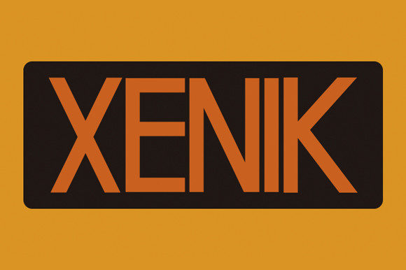 Xenik: A Futuristic Typeface for Modern Makers